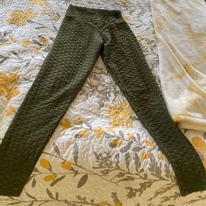 Booty By Brabants Green Croco Leggings
